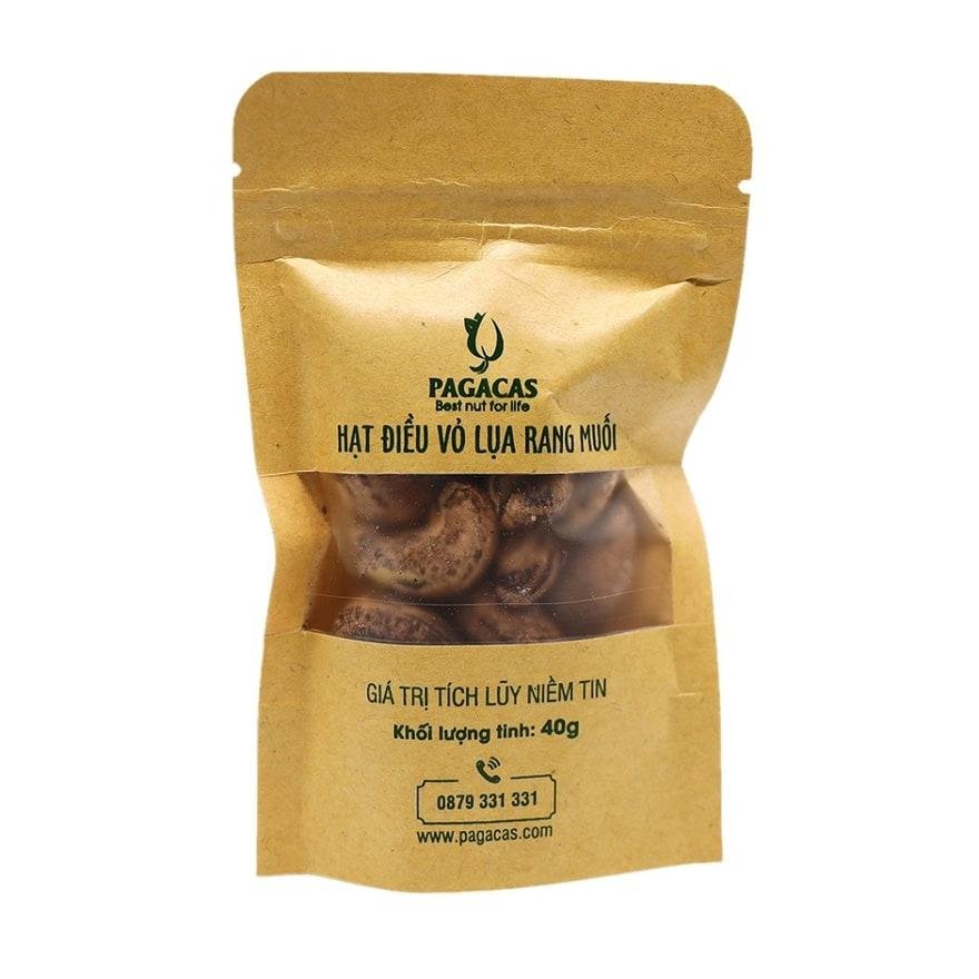 Pagacas Roasted Salted Cashews (Shelled) – Zip bag 40g Pagacas Roasted Salted Cashews (Shelled) – Zip bag 40g